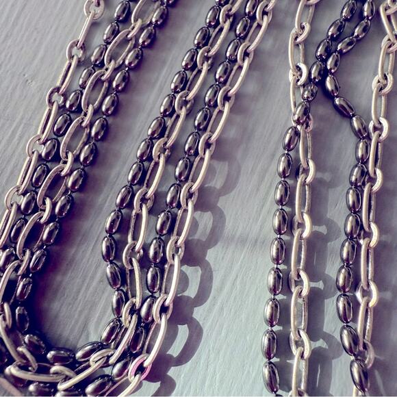 Jim Shore Silver Tone Angel Pendant Double Strand Necklace NEW - Picture 10 of 13